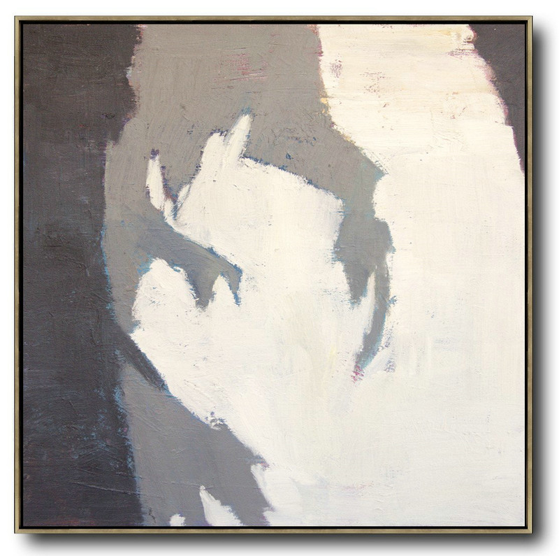 Handmade Painting Large Abstract Art,Oversized Contemporary Art,Large Contemporary Art Canvas Painting,Black,Grey,White.etc